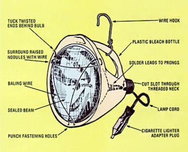 Build A Trouble Light From Junk Image